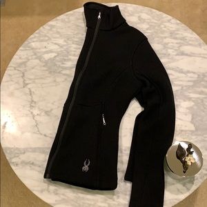 Women’s black Spyder Sweater Jacket